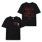 Women's Round Neck Short-Sleeve Cotton Printed Casual T-Shirt - Seguimo Aqui Sapo Concho Design, Reggaeton Perreo Babe Theme, Puerto Rican DTMF Inspired, Good Graphic Tees, Fun for Concerts and Parties, Debi Tirar Mas Fotos Blue Top