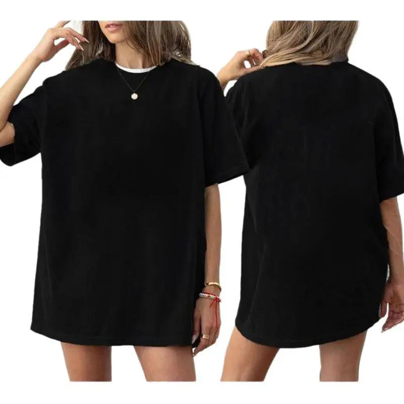 Women's Yes I Can Drive a Stick Witch Graphic T-Shirt, Casual Oversized 100% Cotton Short Sleeve Top for Spring Summer